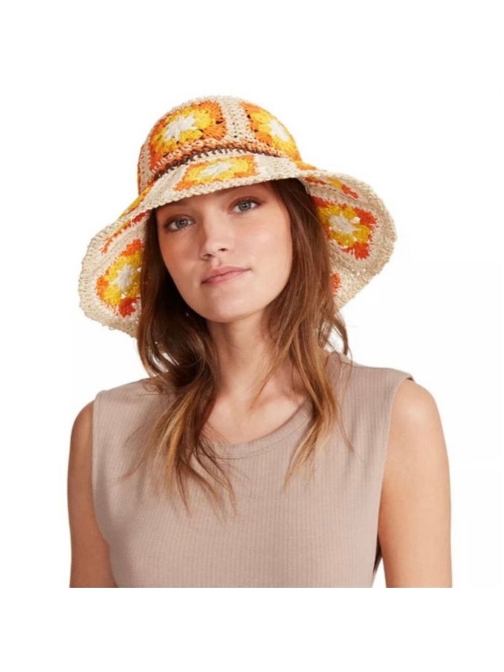 STEVE MADDEN Daisy Crochet Bucket Hat - Picture 5 of 5